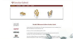 Desktop Screenshot of juweliergabriel.de